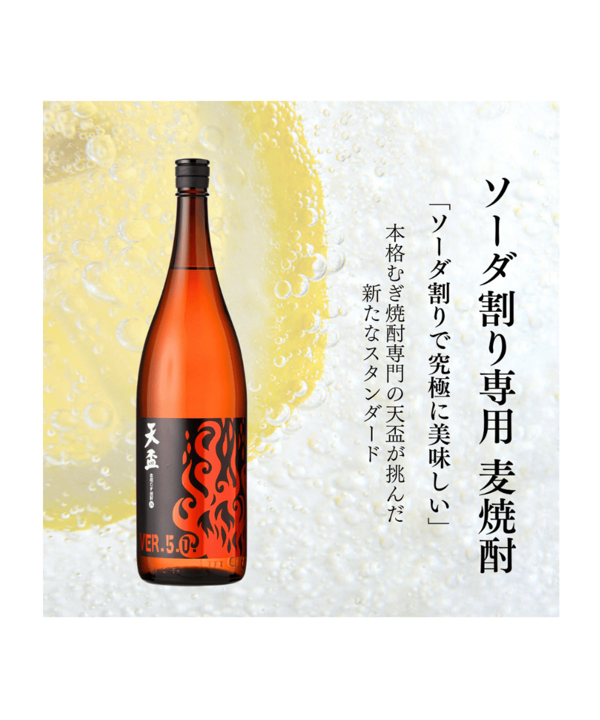 天盃炎ラベルVer5.0 25度 1800ml
