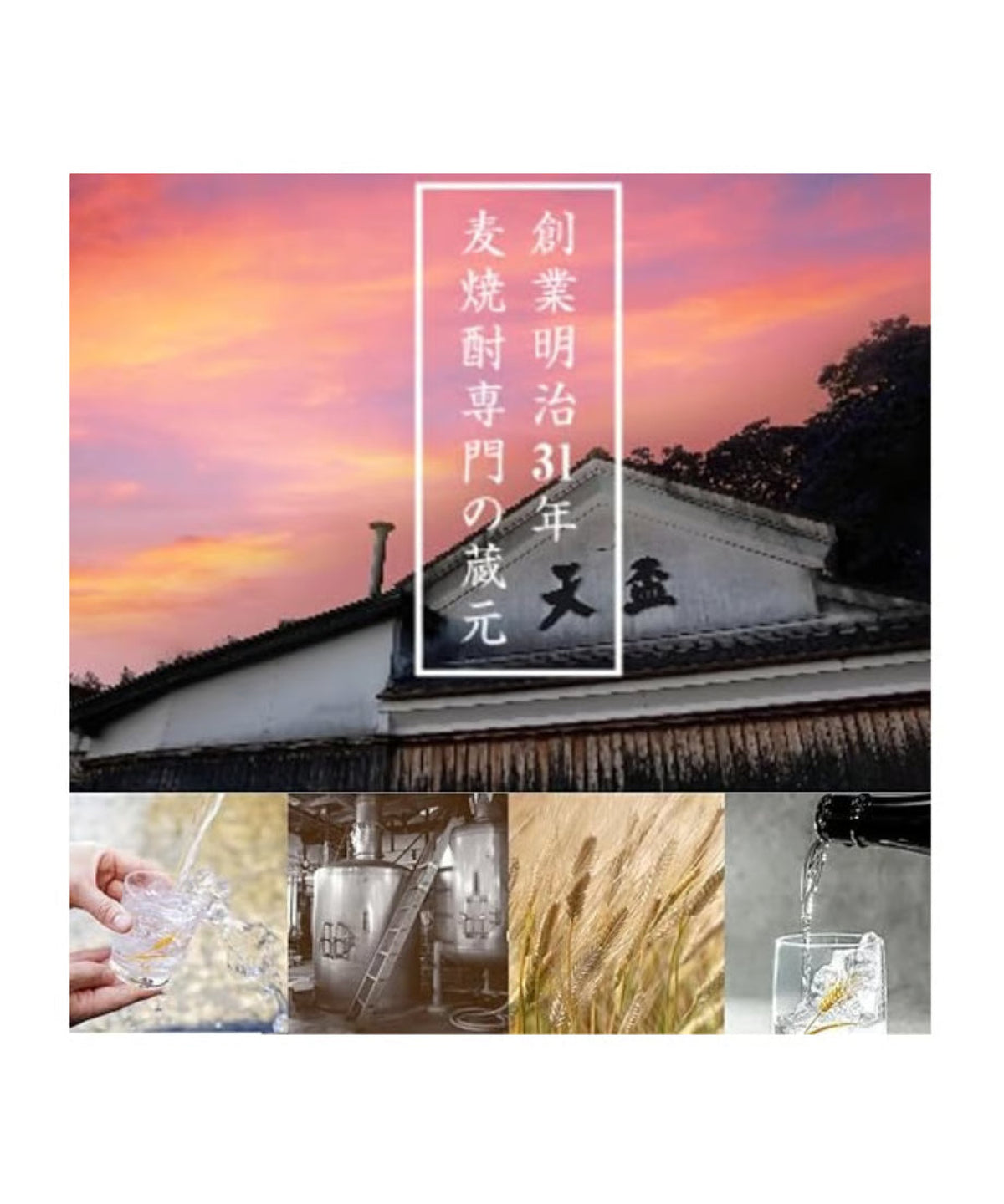 本格麦焼酎「天盃」40度1800ml